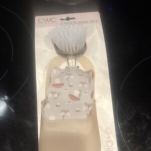 CWC 3-Piece Sink Set with mushrooms